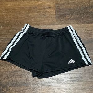 Small black adidas shorts